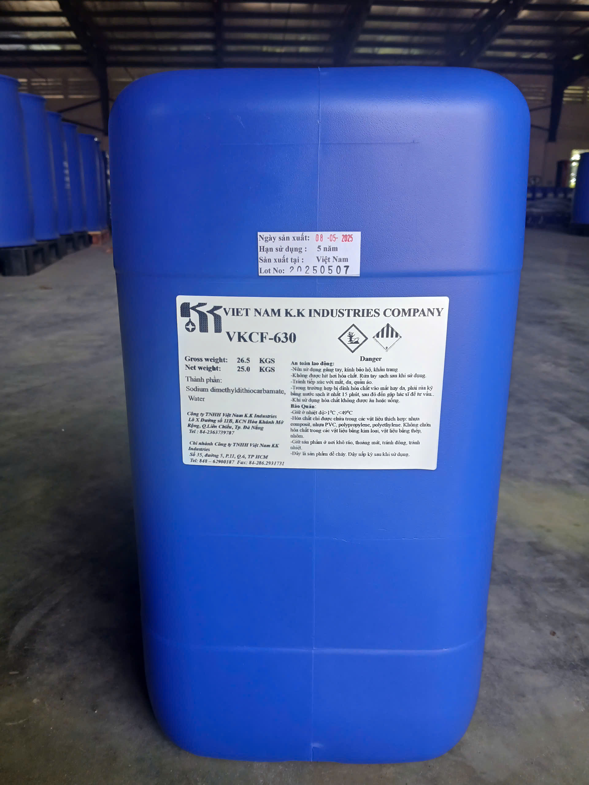 Sodium dimethyldithiocarbamate solution-SDMC-VKCF-630